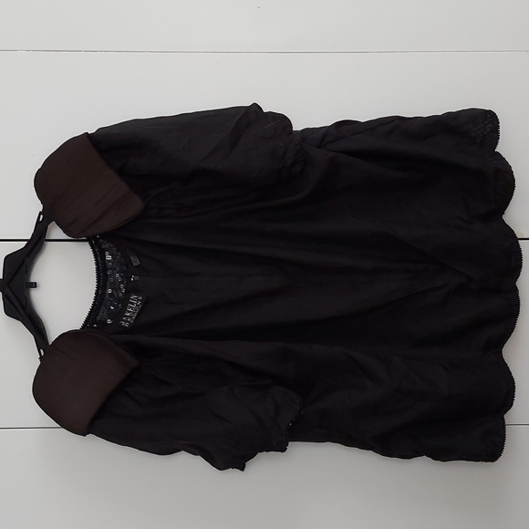 Vintage Jakelin Designs Floral Sequins & Beaded Top Size 3X Black - Picture 11 of 16